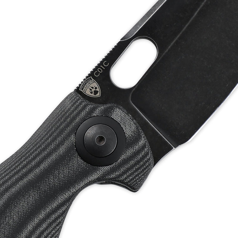 Kizer Sheepdog C01C Black Micarta (3.25" 154CM) Folding Knife [V4488C1] - product view 7