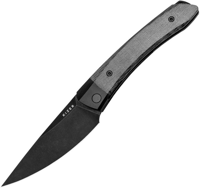 Kizer Momo Linerlock Micarta Folding Knife [V4663A1]