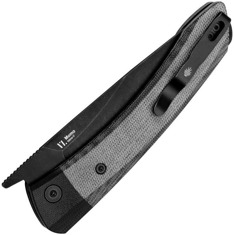 Kizer Momo Linerlock Micarta Folding Knife [V4663A1]