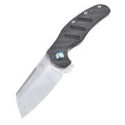 Kizer Sheepdog C01C XL Black and Gray Carbon Fiber (3.94" Satin finish 154CM) Folding Knife [V5488C3] - product view 4