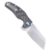 Kizer Sheepdog C01C XL Black and Gray Carbon Fiber (3.94" Satin finish 154CM) Folding Knife [V5488C3] - product view 5
