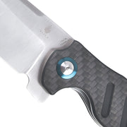 Kizer Sheepdog C01C XL Black and Gray Carbon Fiber (3.94" Satin finish 154CM) Folding Knife [V5488C3] - product view 6