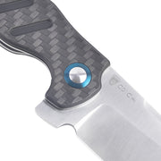 Kizer Sheepdog C01C XL Black and Gray Carbon Fiber (3.94" Satin finish 154CM) Folding Knife [V5488C3] - product view 7
