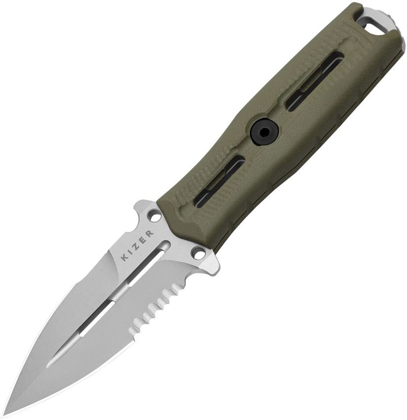 Kizer Norcros Fixed Blade Green [ZX-FB01A4]