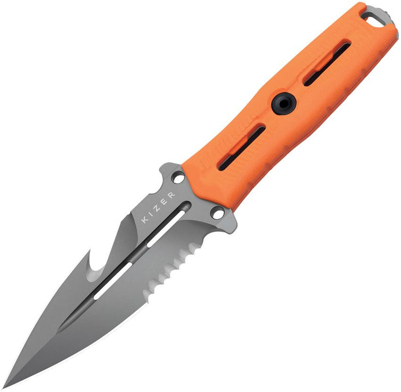 Kizer Norcros Fixed Blade Orange [ZX-FB01A5]