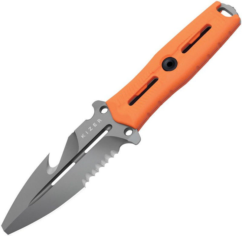 Kizer Norcros Fixed Blade Orange [ZX-FB01A6]