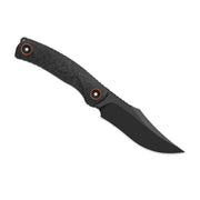Kizer Pioneer Fix Black Carbon Fiber & G10 (4.21" Flat Brushed & Matte DLC Ultra M390) Fixed Blade Knife [ZX-FB03A1] - product view 5