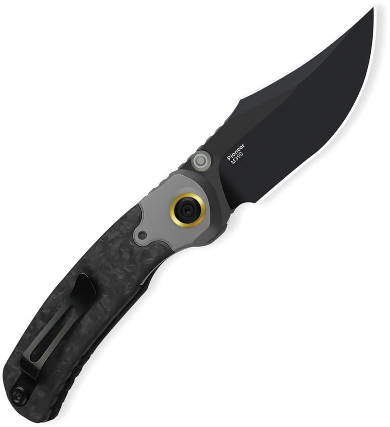 Kizer Pioneer Linerlock CF/Ti Folding Knife [ZX-FK03A1]