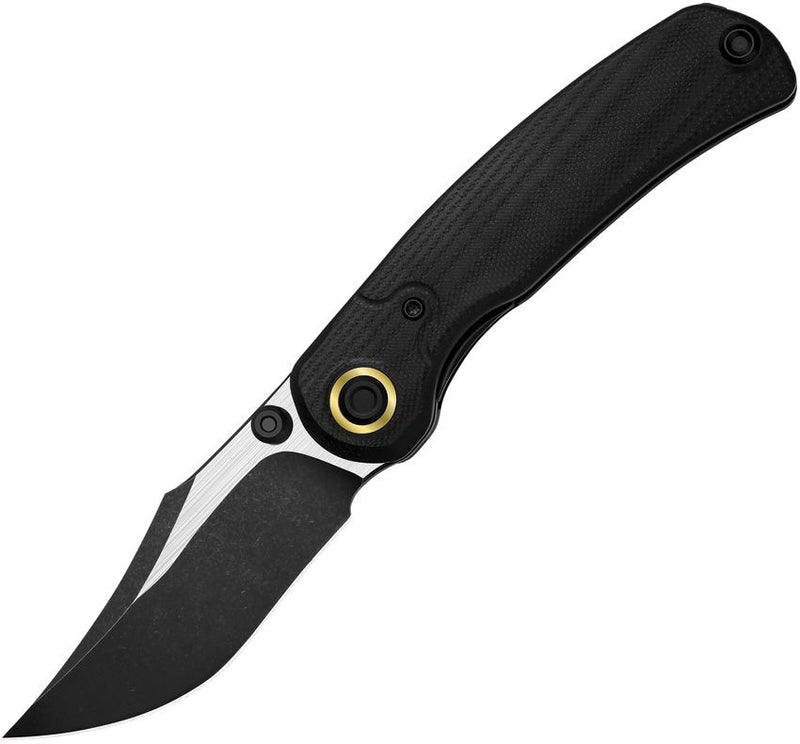 Kizer Pioneer Linerlock Black G10 Folding Knife [ZX-FK03M1]