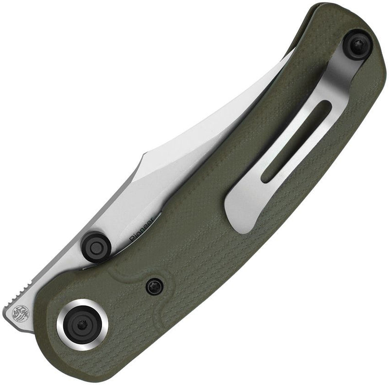 Kizer Pioneer Linerlock grn G10 Folding Knife [ZX-FK03M2]