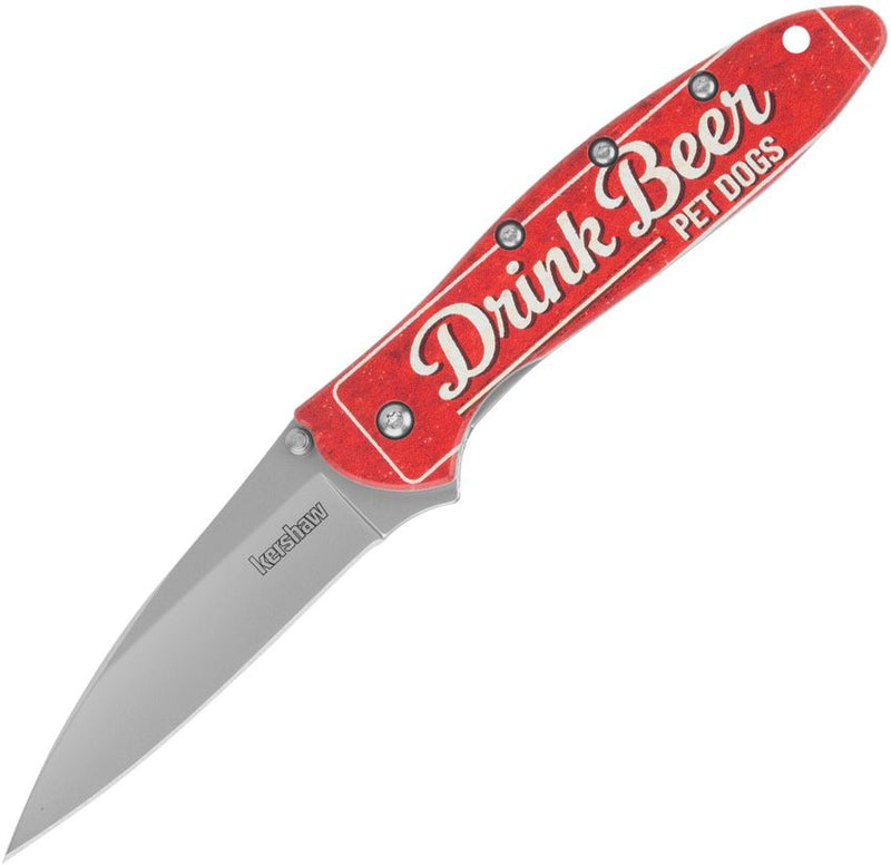 Kershaw Leek Linerlock A/O Beer [1660BEER]