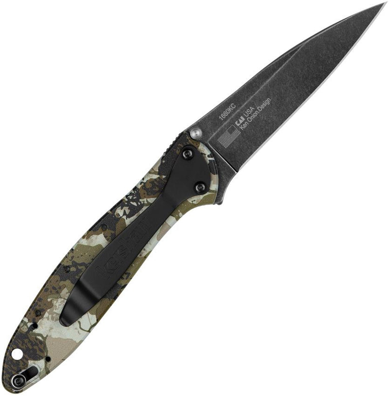Kershaw Leek Linerlock A/O King Camo [1660KC]