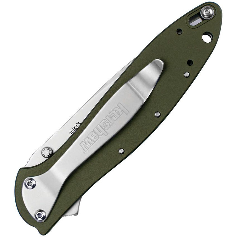 Kershaw Leek Linerlock A/O Olive [1660OL]