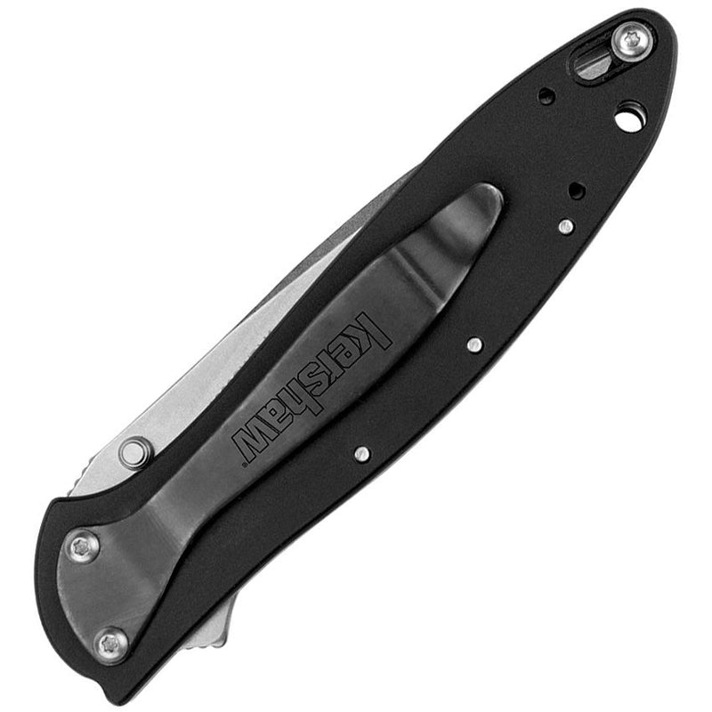 Kershaw Leek Linerlock A/O Black SW [1660SWBLK]