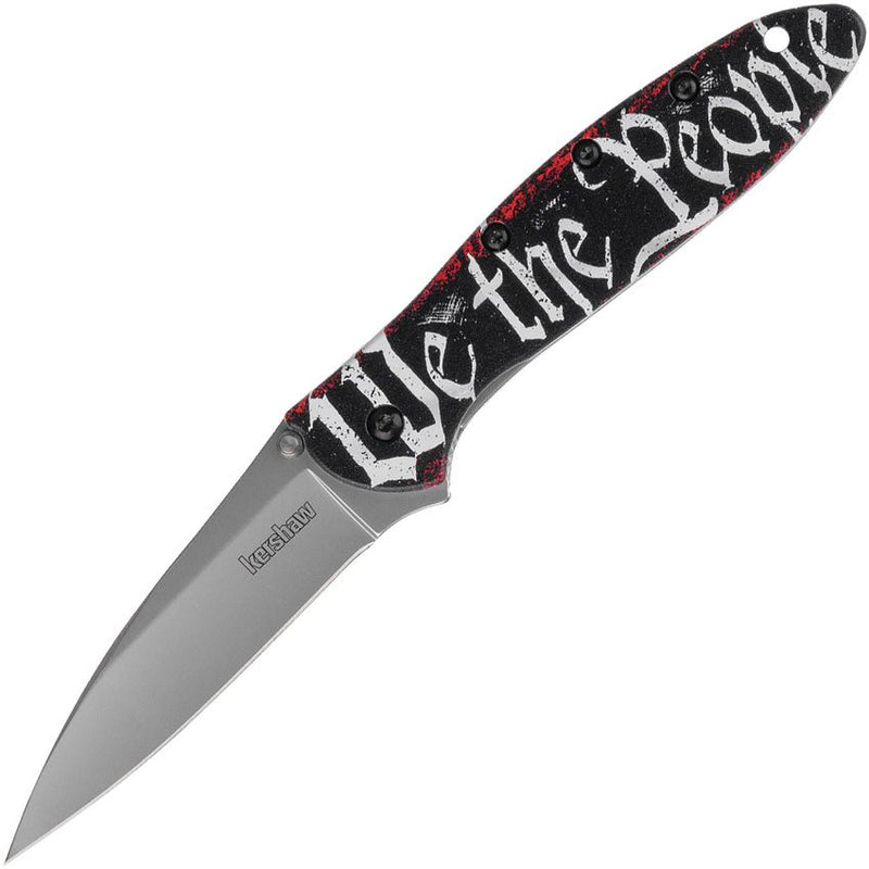 Kershaw Leek Linerlock A/O We The Peop [1660WEP]