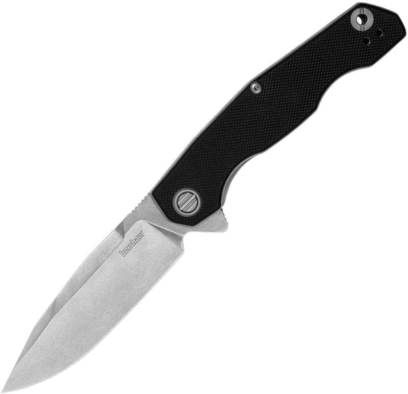 Kershaw Inception Black G-10 (3.25" Stonewashed D2) Folding Knife [2031] - product view 1