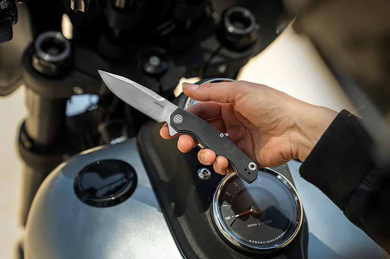 Kershaw Inception Black G-10 (3.25" Stonewashed D2) Folding Knife [2031] - product view 6