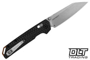 Kershaw Iridium DuraLock CF M390 Carbon Fiber (3.4" Stonewash M390) Folding Knife [ 2038RCF] - product view 5