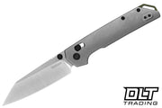 Kershaw Iridium DuraLock Ti M390 Titanium (3.4" Stonewash S35VN) Folding Knife [ 2038RTI] - product view 3