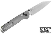 Kershaw Iridium DuraLock Ti M390 Titanium (3.4" Stonewash S35VN) Folding Knife [ 2038RTI] - product view 4