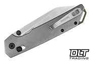 Kershaw Iridium DuraLock Ti M390 Titanium (3.4" Stonewash S35VN) Folding Knife [ 2038RTI] - product view 5