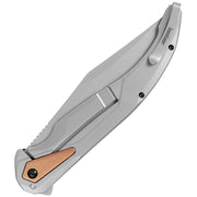 Kershaw Strata XL Black G-10 (5.4" Bead Blasted D2) Folding Knife [2077] - product view 2