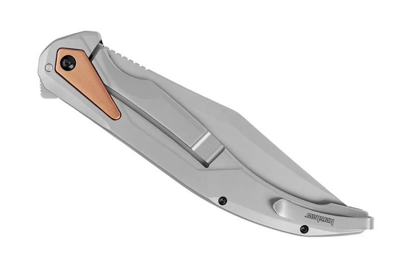 Kershaw Strata XL Black G-10 (5.4" Bead Blasted D2) Folding Knife [2077] - product view 3