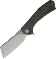 Kershaw Static Green Micarta (3.00" D2 tool steel) Folding Knife [3445MCG] - product view 1