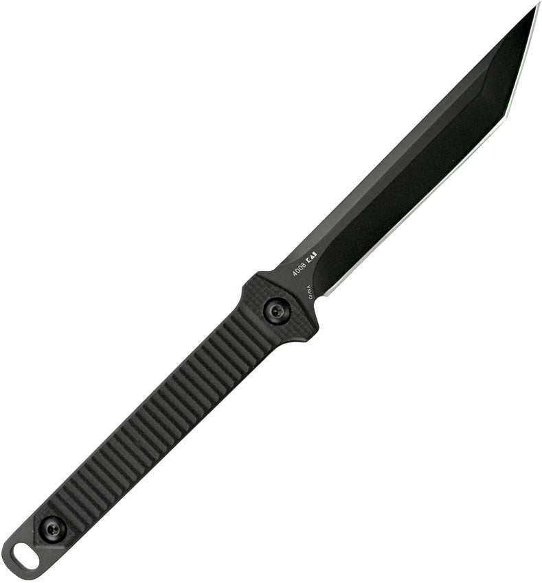 Kershaw Dune Black FRN (3.75" Oxide coated 8Cr13MoV stainless) Fixed Blade Knife [4008X] - product view 2