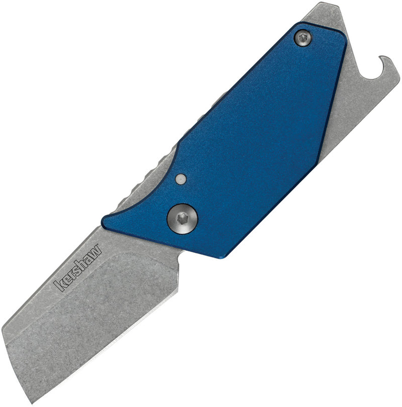 Kershaw Pub Aluminum (1.6" Stonewashed 8Cr13MoV) Folding Knife [4036BLU] - product view 1