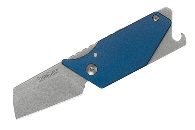 Kershaw Pub Aluminum (1.6" Stonewashed 8Cr13MoV) Folding Knife [4036BLU] - product view 3