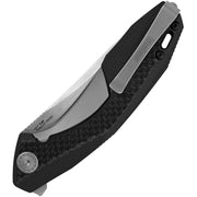 Kershaw Tumbler Sub Black G-10 & Carbon Fiber (3.25" Stonewashed D2) Folding Knife [4038] - product view 2