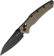 Kershaw Bareknuckle DuraLock Flat Dark Earth MagnaCut Folding Knife [6777FDEBLK] - product view 1