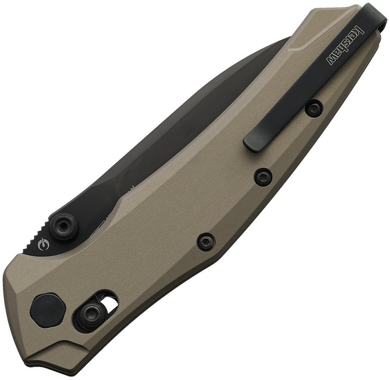 Kershaw Bareknuckle DuraLock Flat Dark Earth MagnaCut Folding Knife [6777FDEBLK] - product view 2