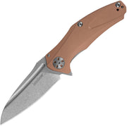 Kershaw Natrix Copper Sub Copper (2.75" Stonewashed D2) Folding Knife [7006CU] - product view 1
