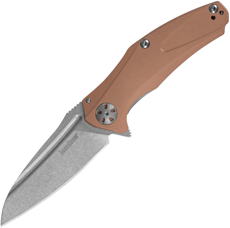 Kershaw Natrix Copper Sub Copper (2.75" Stonewashed D2) Folding Knife [7006CU] - product view 1