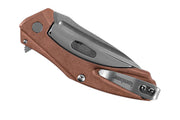 Kershaw Natrix Copper Sub Copper (2.75" Stonewashed D2) Folding Knife [7006CU] - product view 4