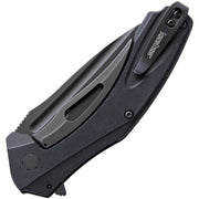 Kershaw Natrix XL Sub-Frame Lock Black Black G10 (3.75" Oxide coated 8Cr13MoV stainless) Folding Knife [7008BLK] - product view 2