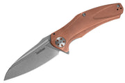 Kershaw Natrix XL Sub Copper (3.7" Stonewashed D2) Folding Knife [7008CU] - product view 3