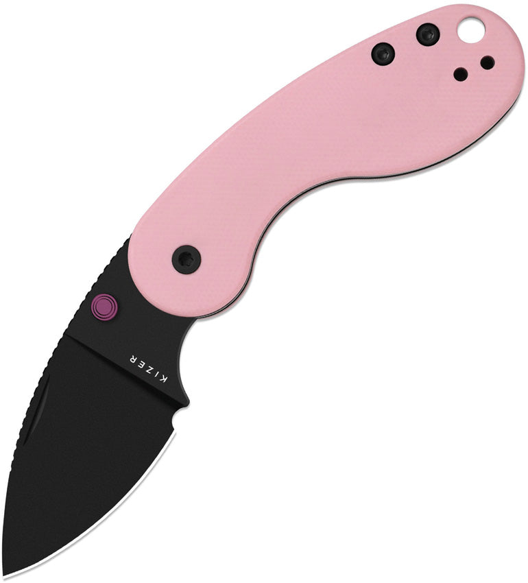 Kizer Microbe™ DSJ AirTi Pink Norplex UltreX™ G10 14C28N Folding Knife [V2742DSJA1] - product view 1