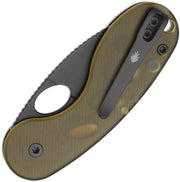 Kizer Microbe TSJ AirTi Yellow PEI 14C28N Folding Knife [V2742TSJA1] - product view 2