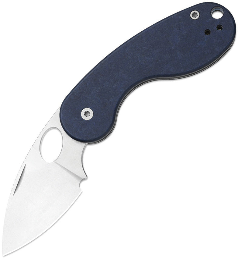 Kizer Microbe TSJ AirTi Blue Richlite（Blue Canyon） 14C28N Folding Knife [V2742TSJA2] - product view 1
