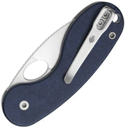 Kizer Microbe TSJ AirTi Blue Richlite（Blue Canyon） 14C28N Folding Knife [V2742TSJA2] - product view 2