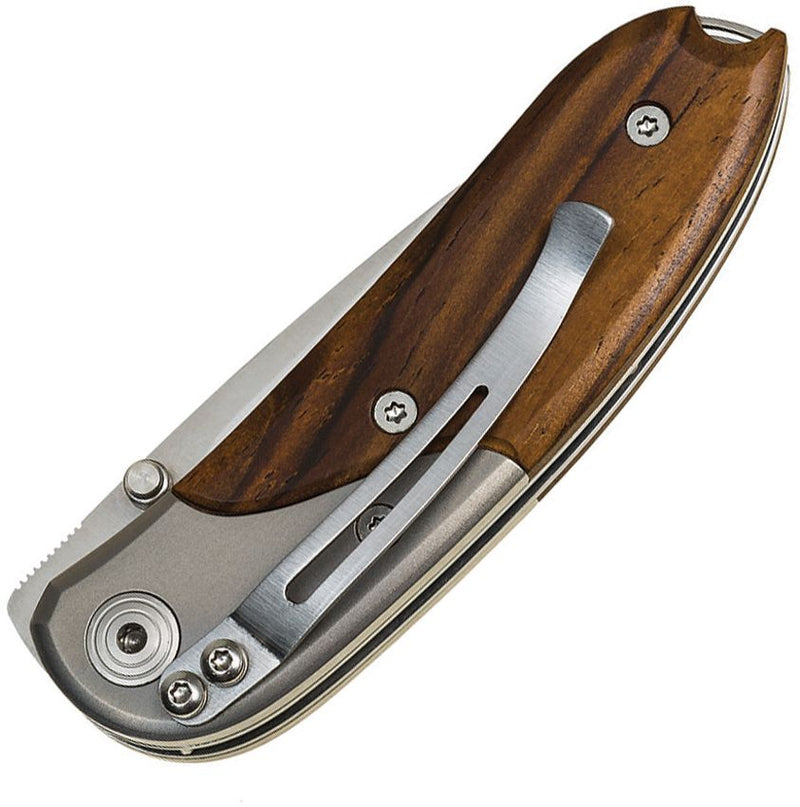 Lion Steel Mini Linerlock Santos Wood [8200 ST]
