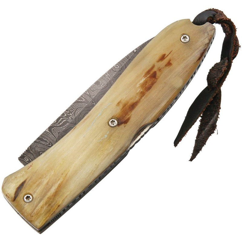 Lion Steel Opera Damascus Rams Horn [8800D-MN]