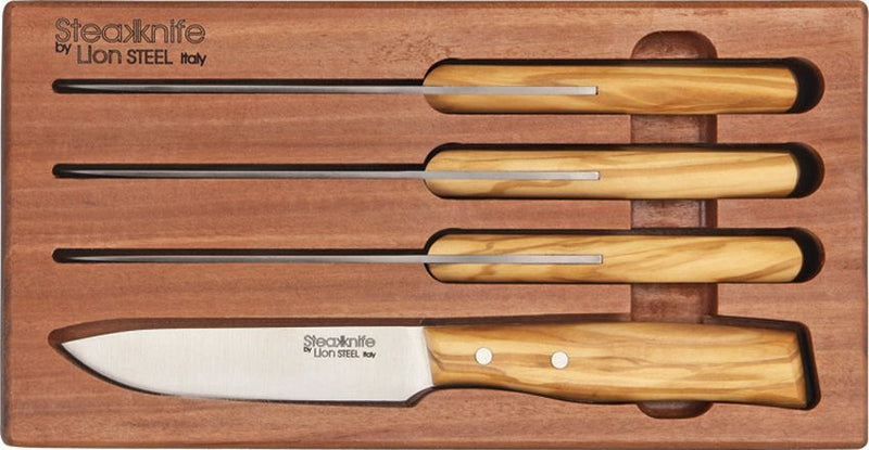 Lion Steel Four Piece Steak Knife Set [9001S UL]
