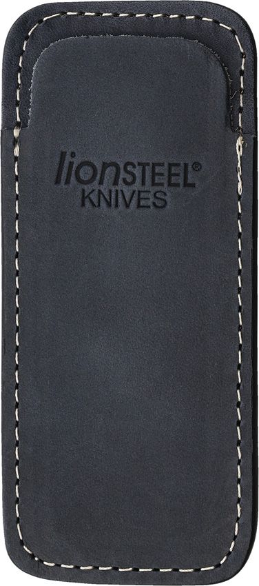 Lion Steel Vertical Leather Sheath Blue [900FDV3 BL]