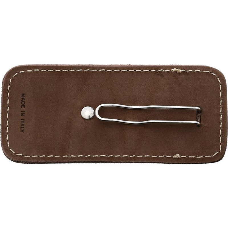 Lion Steel Vertical Leather Sheath Brn [900FDV3 BR]