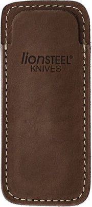 Lion Steel Vertical Leather Sheath Brn [900FDV3 BR]