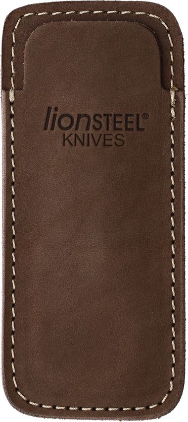 Lion Steel Vertical Leather Sheath Brn [900FDV3 BR]